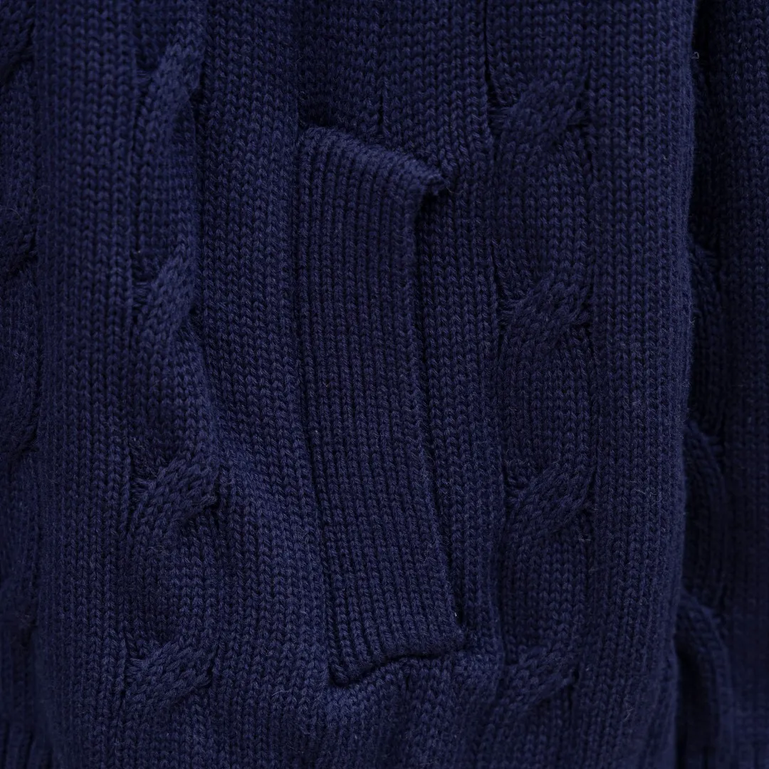 P320 top version (different currencies). You can scan the code to enter the official website. Style: Ralph Lauren POLO Ralph Lauren small label embroidered knitted old money style zipper cardigan jacket. Color: Picture color. Size: S-XL. Fabric: pure cotton. Accessories: full set of customized accessories. No gender distinction. Same style for men and women.